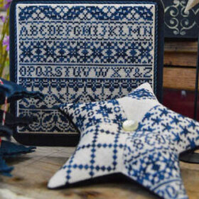 Indigo Star Counted Cross Stitch Pattern by Hands On Designs