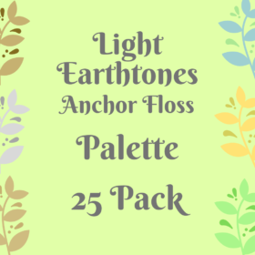 LIGHT EARTHTONES Colour Palette Floss Bundles - Anchor Brand LIMITED QUANTITIES