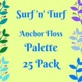 SURF 'N TURF Colour Palette Floss Bundles - Anchor Brand LIMITED QUANTITIES