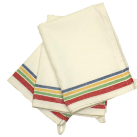 Aunt Martha's Retro Striped Towels, 3-pack, Multi-Coloured