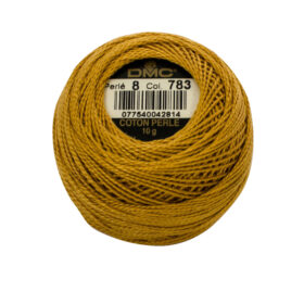 DMC Pearl Cotton Size 8 - #783