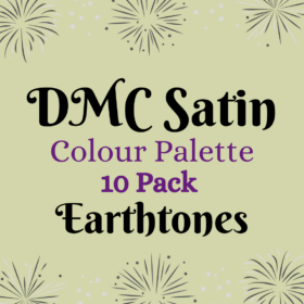 EARTHTONES Colour Palette SATIN  Thread Bundles  - 10 skeins