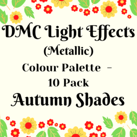 AUTUMN Colour Palette LIGHT EFFECTS Metallic Thread Bundles  - 10 skeins