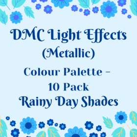 RAINY DAY Colour Palette LIGHT EFFECTS Metallic Thread Bundles  - 10 skeins
