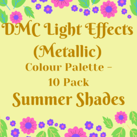 SUMMER SHADES Colour Palette LIGHT EFFECTS Metallic Thread Bundles  - 10 skeins