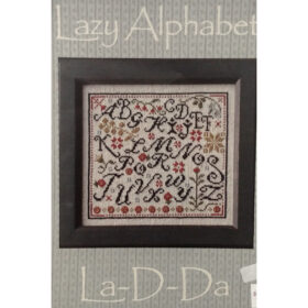 Lazy Alphabet-Lori Markovic-Counted Cross Stitch Pattern