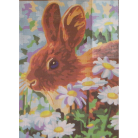 Bunny PRINTED CANVAS for Needlepoint