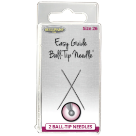 Sullivans brand Easy Guide Ball-Tip Needles, Size 26, 2 pack